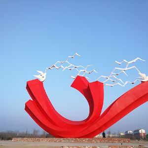 泊里 不锈钢雕塑